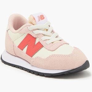 New Balance kids 237 sneaker in oyster pink